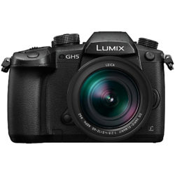Panasonic Lumix DC-GH5 Compact System Camera with Leica 12-60mm O.I.S. Interchangeable Lens, 4K UHD , 20.3MP, Wi-Fi, OLED Live Viewfinder, 3.2” LCD Vari-Angle Touch Screen